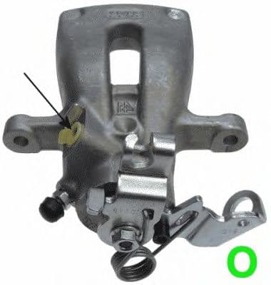 8AC 355 384-821 Behr Hella Гальмівний супорт для Opel Zafira