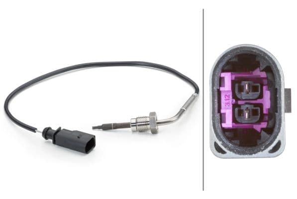 6pt014494101 Behr Hella Датчик температури вихлопних газів