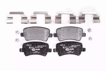 8DB355025401 Behr Hella Гальмівні колодки