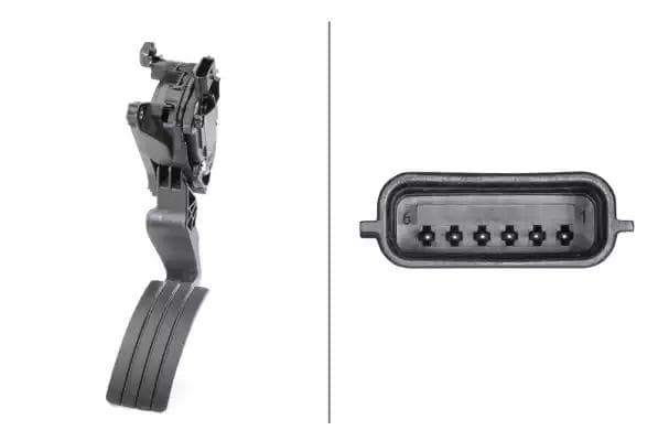 6PV009978771 Behr Hella Датчик положення педалі акселератора