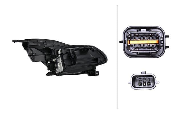 1ex013930611 Behr Hella Основна фара для Renault Captur