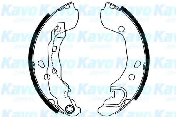 BS-7420 Kavo Parts Тормозные колодки