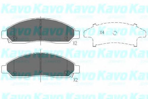 KBP-3513 Kavo Parts Гальмівні колодки