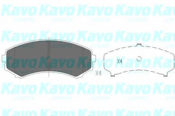 KBP-4504 Kavo Parts Гальмівні колодки