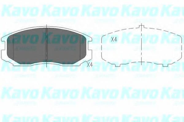 KBP-5505 Kavo Parts Гальмівні колодки
