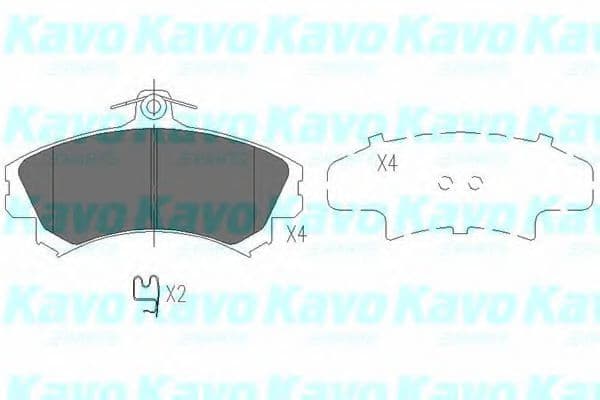 KBP-5507 Kavo Parts Гальмівні колодки