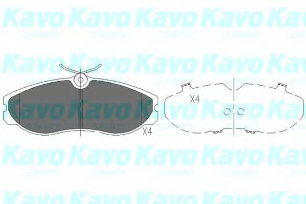 KBP-6506 Kavo Parts Гальмівні колодки