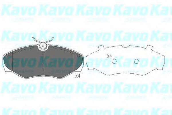 KBP-6566 Kavo Parts Гальмівні колодки