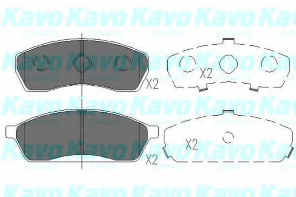 KBP-8014 Kavo Parts Гальмівні колодки для Subaru Vivio