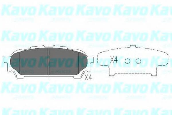 KBP-8019 Kavo Parts Тормозные колодки