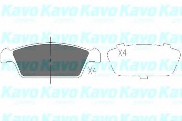 KBP-8515 Kavo Parts Тормозные колодки
