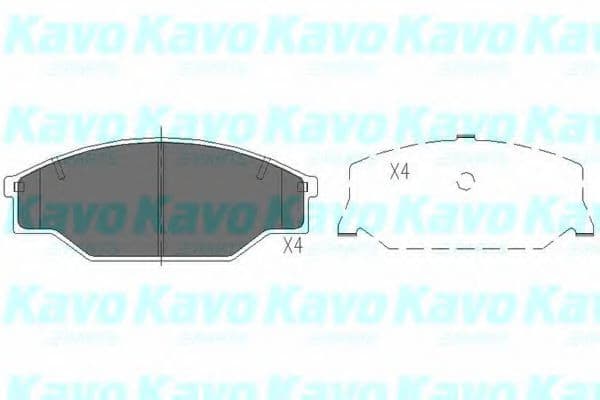 KBP-9001 Kavo Parts Гальмівні колодки