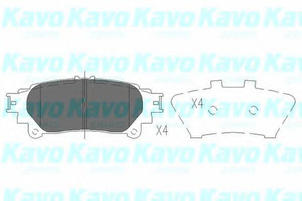 KBP-9111 Kavo Parts Гальмівні колодки