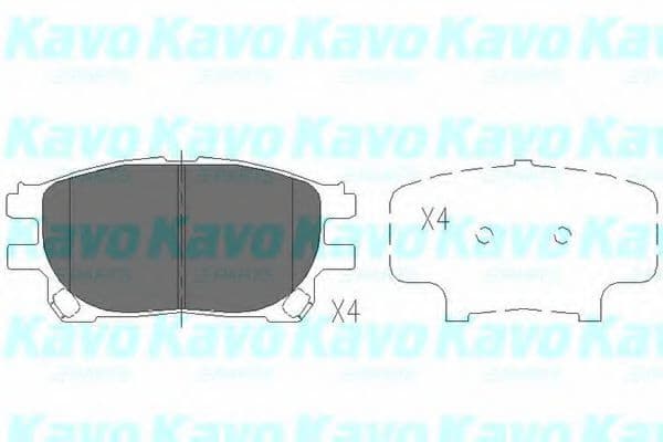 KBP-9121 Kavo Parts Гальмівні колодки
