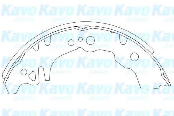 KBS-1903 Kavo Parts Гальмівні колодки