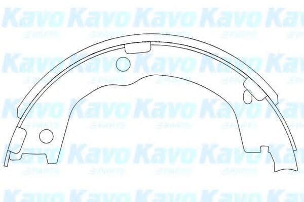 KBS-3404 Kavo Parts Гальмівні колодки