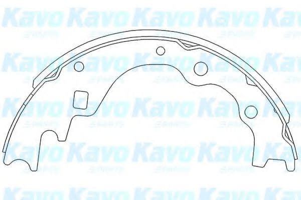 KBS-5401 Kavo Parts Гальмівні колодки