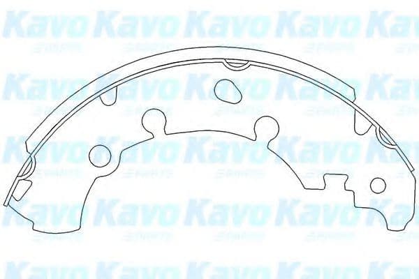 KBS-5402 Kavo Parts Гальмівні колодки
