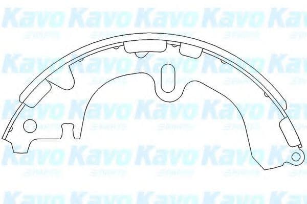 KBS-9912 Kavo Parts Гальмівні колодки