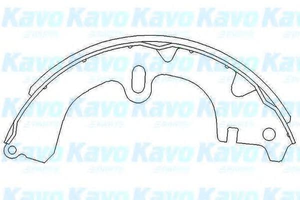 KBS-9914 Kavo Parts Гальмівні колодки