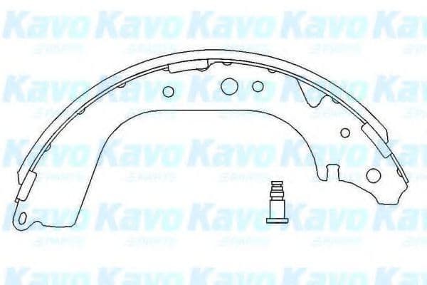 KBS-7409 Kavo Parts Гальмівні колодки