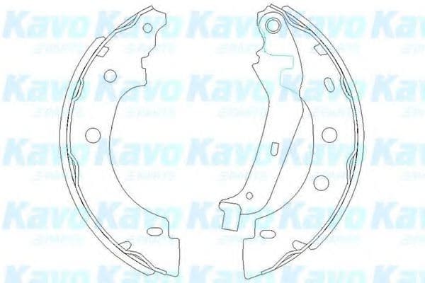 KBS-7410 Kavo Parts Гальмівні колодки