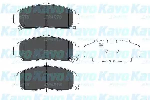 KBP-2052 Kavo Parts Гальмівні колодки