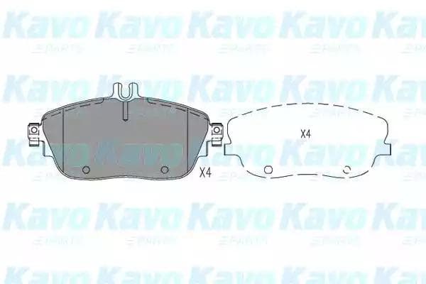 kbp6620 Kavo Parts Гальмівні колодки