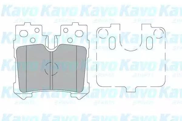 KBP-9122 Kavo Parts Гальмівні колодки для Lexus LS