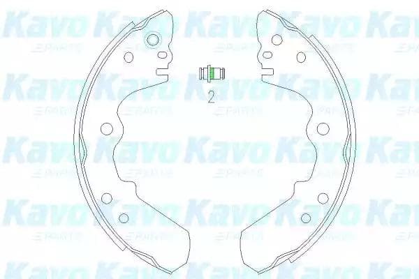 kbs3904 Kavo Parts Гальмівні колодки
