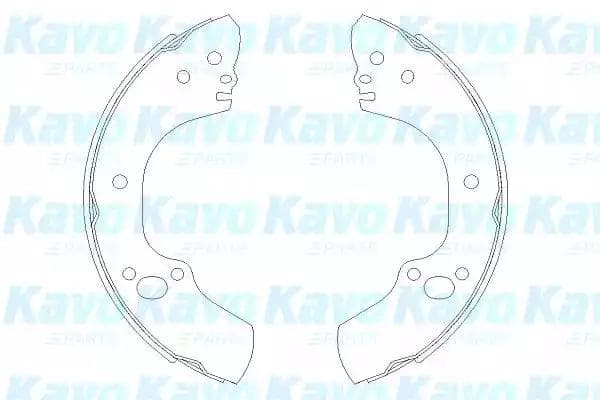 kbs3905 Kavo Parts Гальмівні колодки