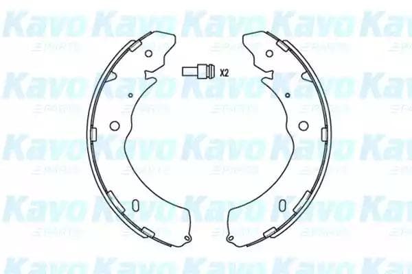 KBS-6407 Kavo Parts Гальмівні колодки