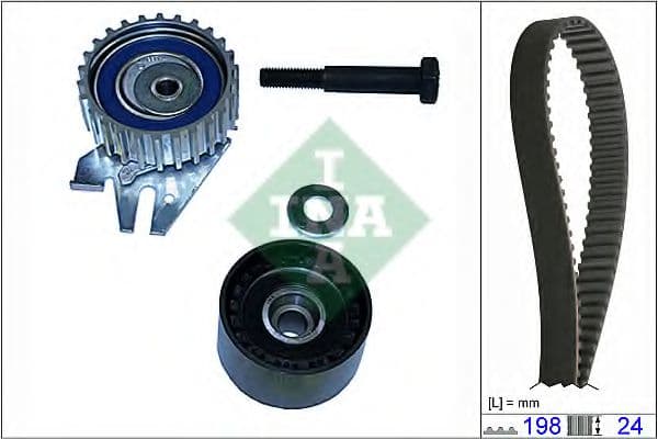 530 0626 10 INA Комплект ременя ГРМ