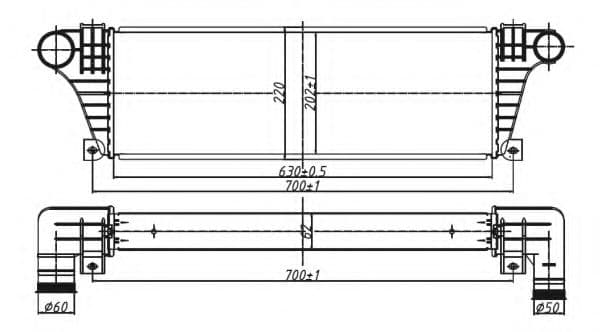 30097 NRF Інтеркулер для Iveco Daily II