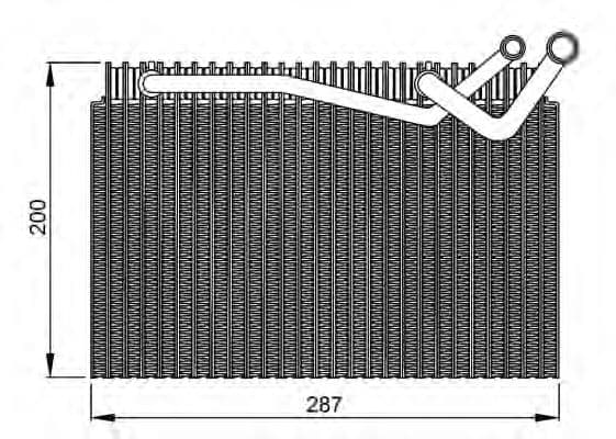 36150 NRF Испаритель кондиционера для Peugeot 406