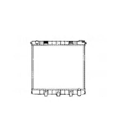 55446 NRF Радиатор охлаждения двигателя для Land Rover Range Rover