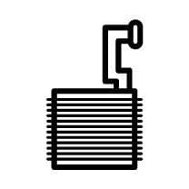 36214 NRF Випарник кондиціонера