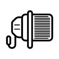 34702 NRF Вентилятор салону для Lexus NX