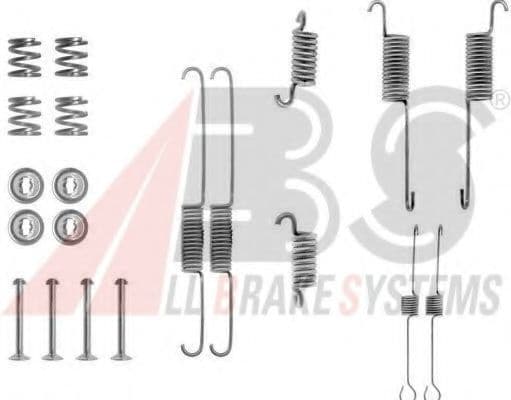 0615Q A.B.S. Монтажный комплект барабанных тормозных колодок для Ford Sierra