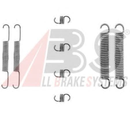 0662Q A.B.S. Монтажний комплект барабанних гальмівних колодок