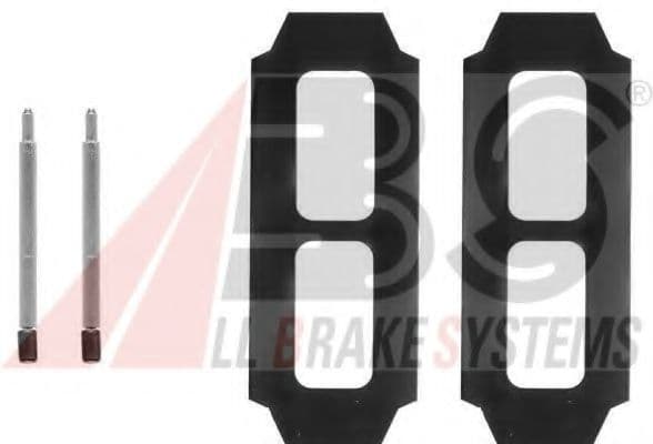0987Q A.B.S. Комплектующие дисковых тормозных колодок