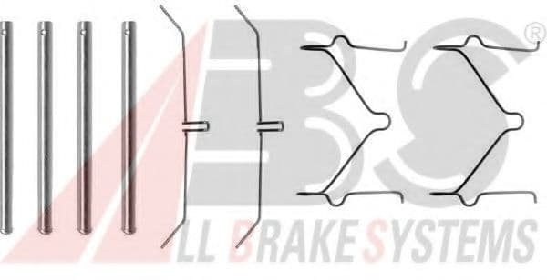1050Q A.B.S. Компоненти дискових гальмівних колодок