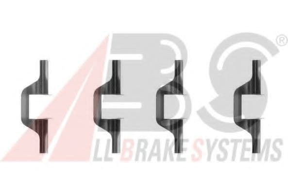 1263Q A.B.S. Компоненти дискових гальмівних колодок