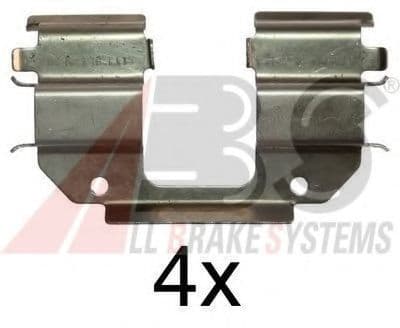 1285Q A.B.S. Комплектующие дисковых тормозных колодок