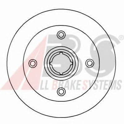15552 A.B.S. Тормозной диск для Mazda 626