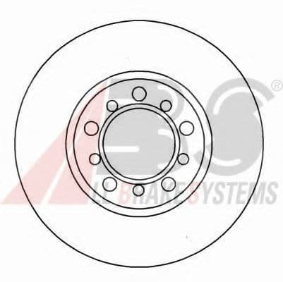 15794 A.B.S. Тормозной диск для Mercedes S-Class
