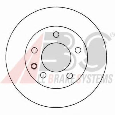 15817 A.B.S. Тормозной диск для Opel Omega