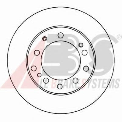 15940 A.B.S. Тормозной диск