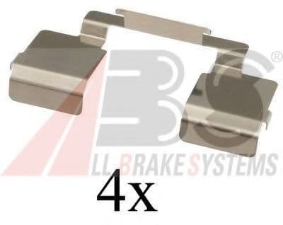 1609Q A.B.S. Компоненти дискових гальмівних колодок