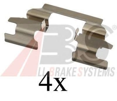 1625Q A.B.S. Комплектующие дисковых тормозных колодок